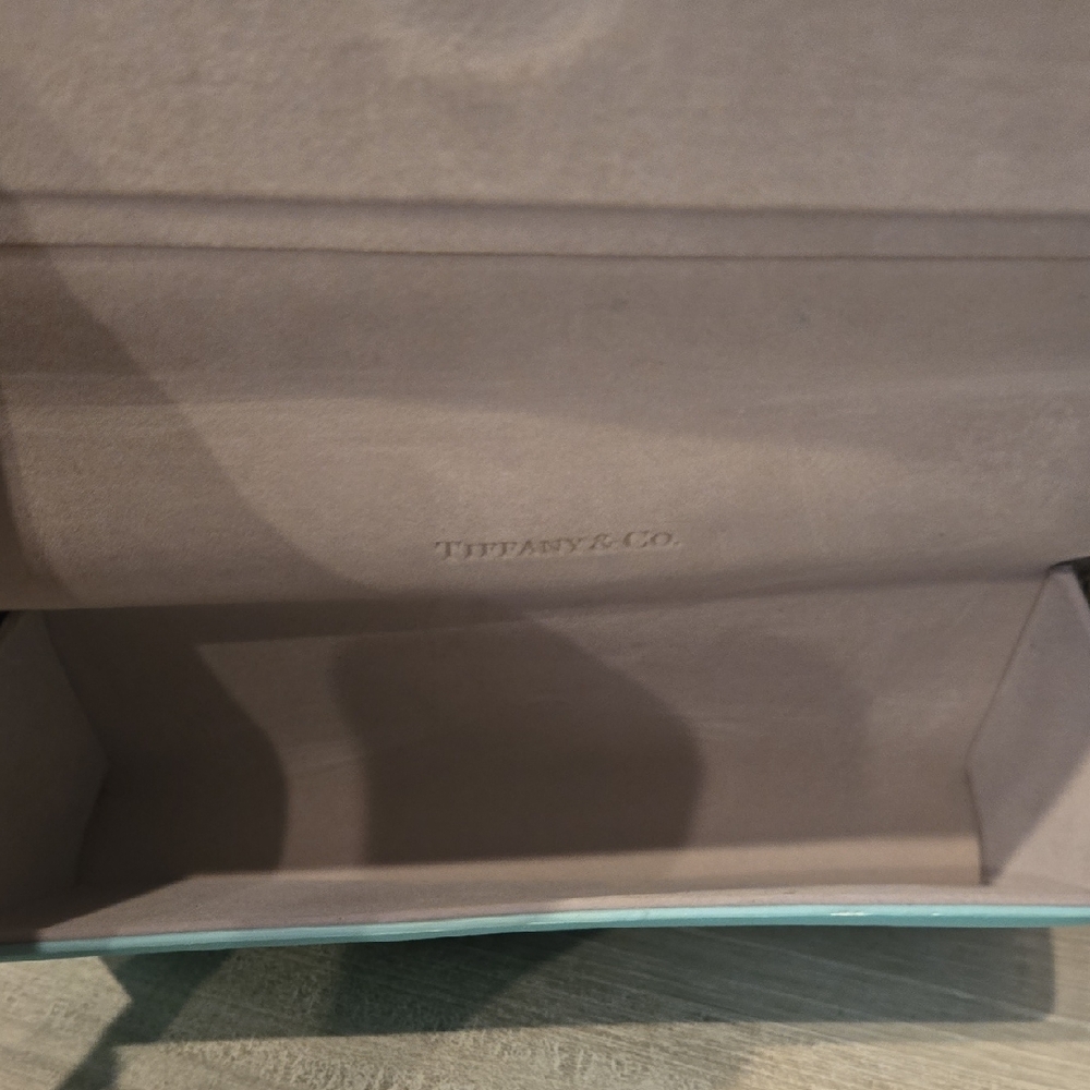 Tiffany & Co. Dark Brown Sunglasses with Turquoise Case - Picture 10 of 16